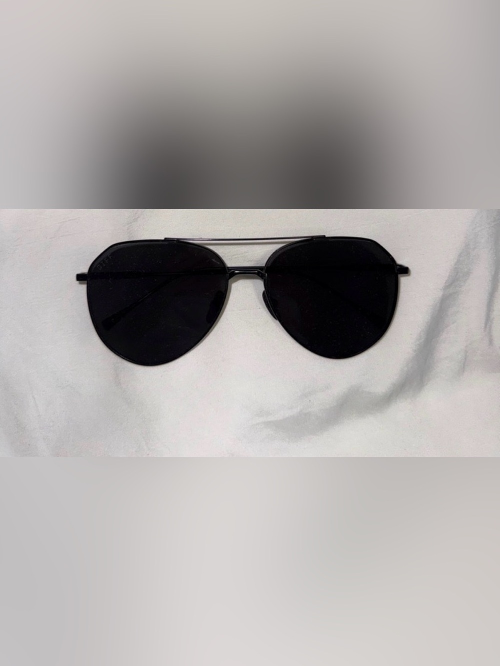 Black Aviator Style Sunglasses - Women’s/Unisex